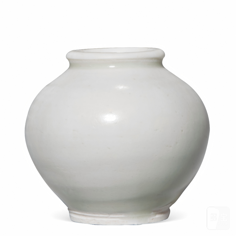 明代 白釉小罐